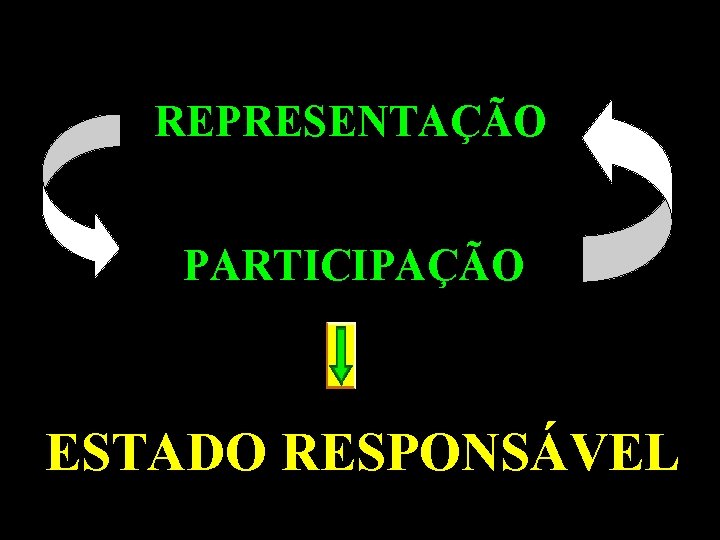 REPRESENTAÇÃO PARTICIPAÇÃO ESTADO RESPONSÁVEL 