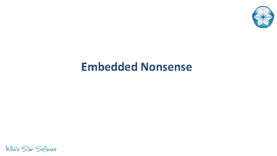 Embedded Nonsense 