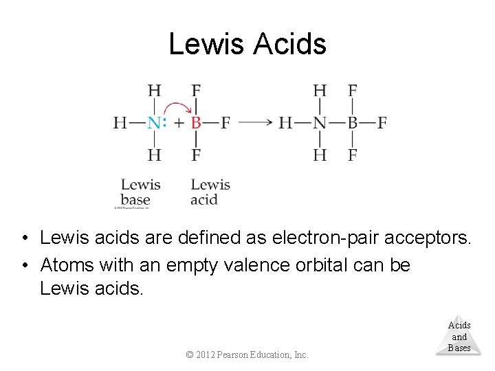 Lewis Acids • Lewis acids are defined as electron-pair acceptors. • Atoms with an