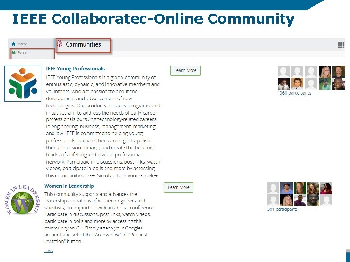 IEEE Collaboratec-Online Community 