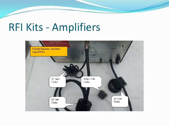 RFI Kits - Amplifiers 
