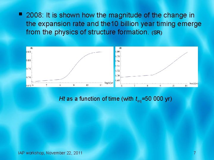 § 2008: It is shown how the magnitude of the change in the expansion