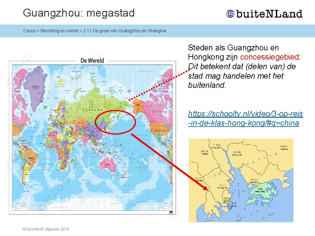 Guangzhou: megastad Casus > Bevolking en ruimte > 2. 11 De groei van Guangzhou