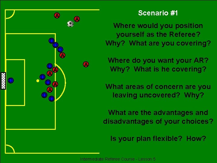 A D D D A A D D Scenario #1 A Where would you