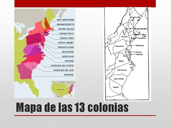 Mapa de las 13 colonias 