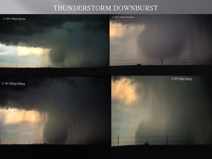 THUNDERSTORM DOWNBURST 