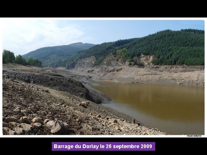 Barrage du Dorlay le 26 septembre 2009 