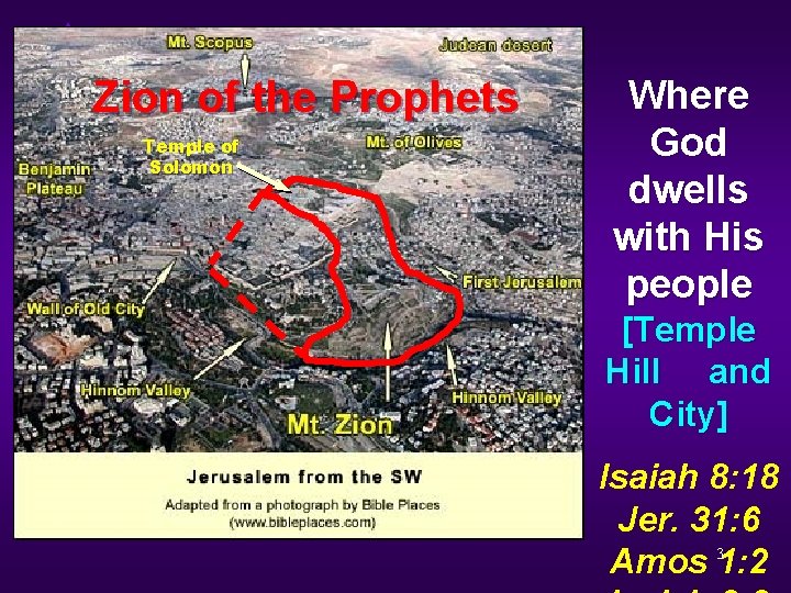 Zion of the Prophets Temple of Solomon Where God dwells with His people [Temple