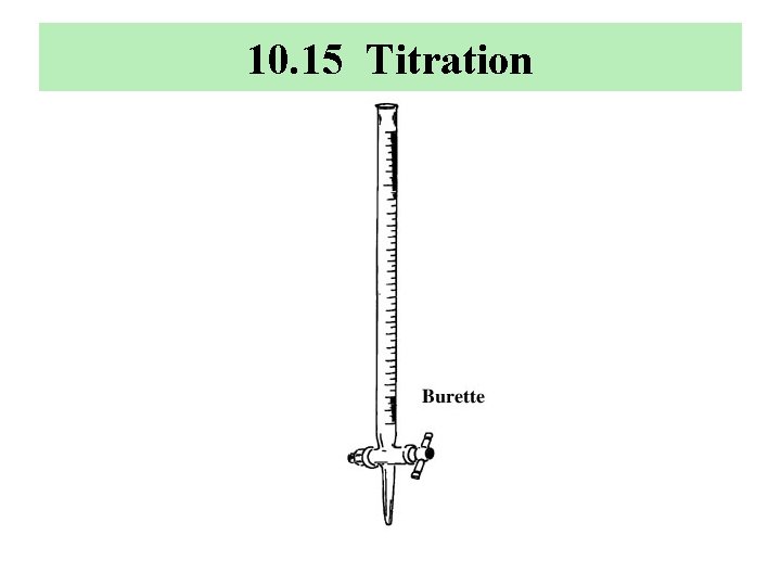 10. 15 Titration 