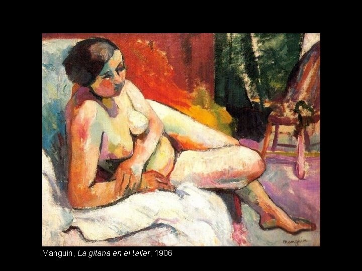 Manguin, La gitana en el taller, 1906 