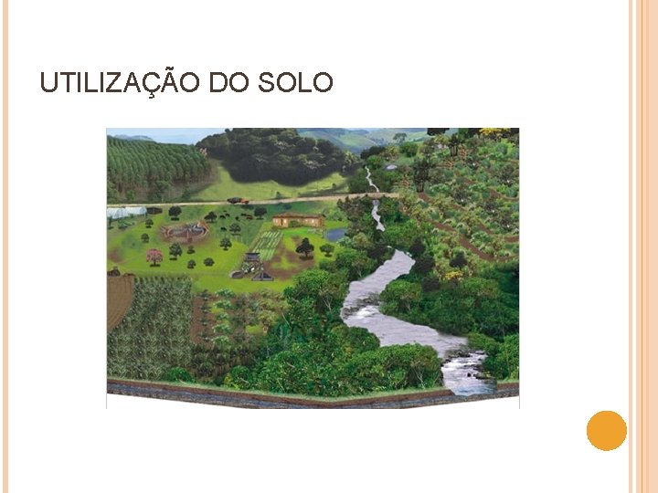 UTILIZAÇÃO DO SOLO 