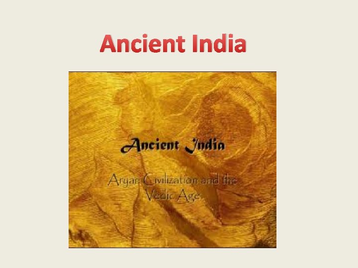 Ancient India 