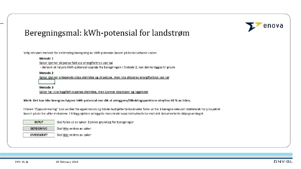 DNV GL © 08 February 2018 