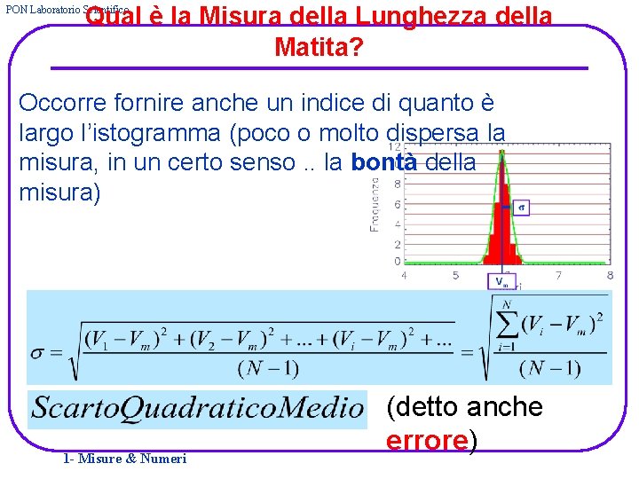 Qual è la Misura della Lunghezza della Matita? PON Laboratorio Scientifico Occorre fornire anche