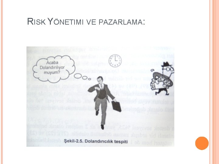 RISK YÖNETIMI VE PAZARLAMA: 