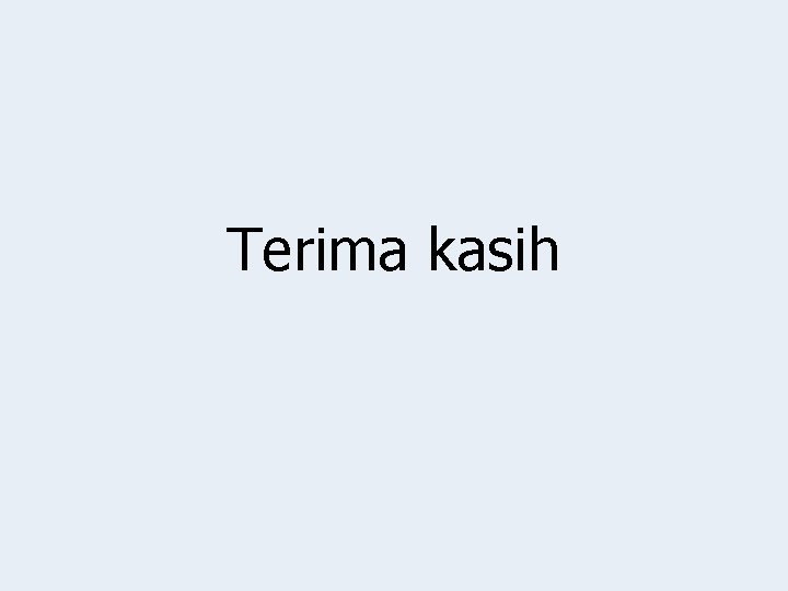 Terima kasih 