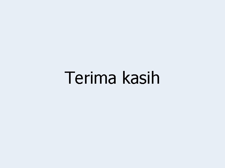 Terima kasih 