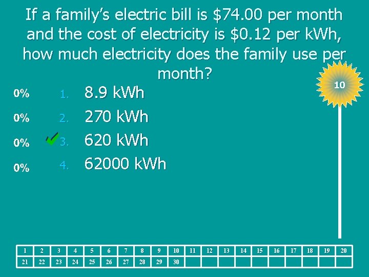 If a family’s electric bill is $74. 00 per month and the cost of