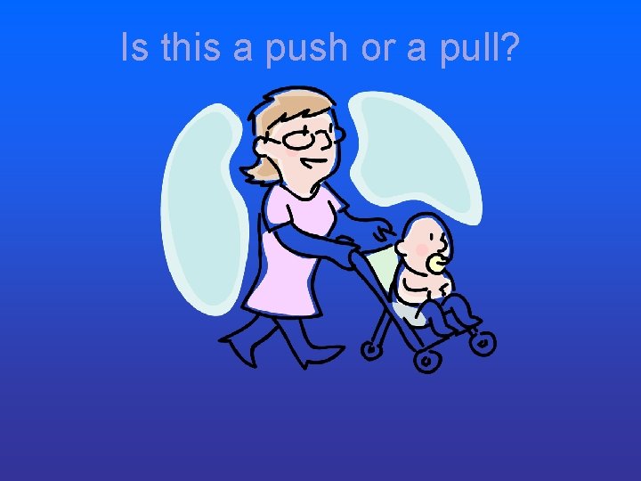 Is this a push or a pull? Is this a push or a pull?