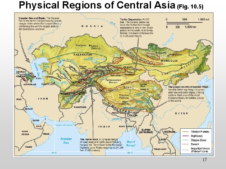 Physical Regions of Central Asia (Fig. 10. 5) 17 