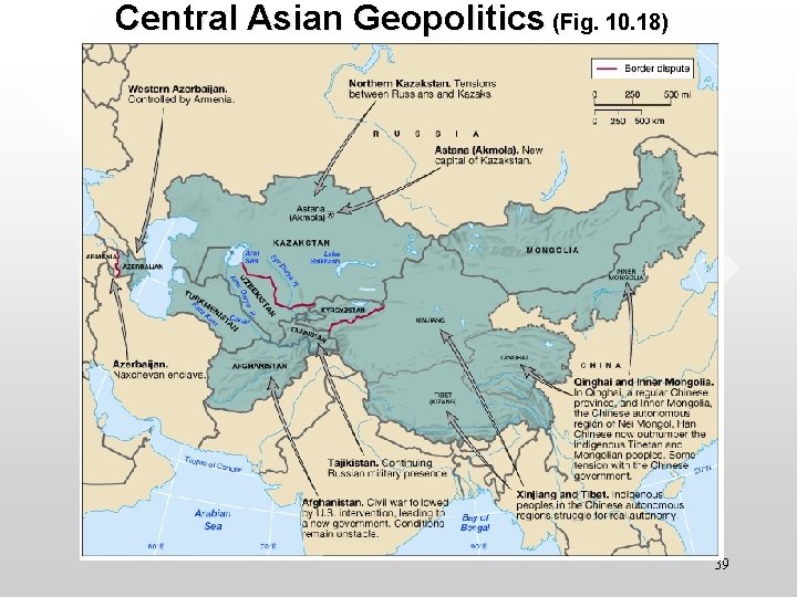 Central Asian Geopolitics (Fig. 10. 18) 39 