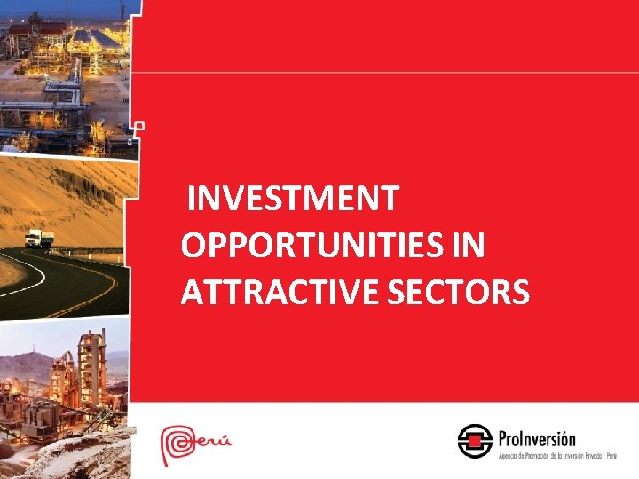 INVESTMENT OPPORTUNITIES IN ATTRACTIVE SECTORS 