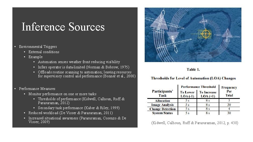 Inference Sources • Environmental Triggers • External conditions • Example • Automation senses weather