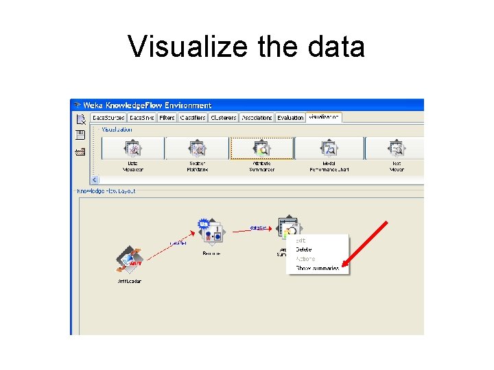 Visualize the data 