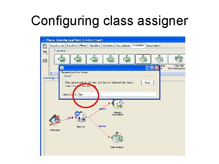 Configuring class assigner 