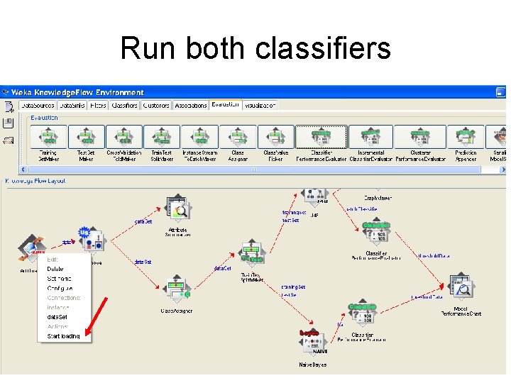 Run both classifiers 