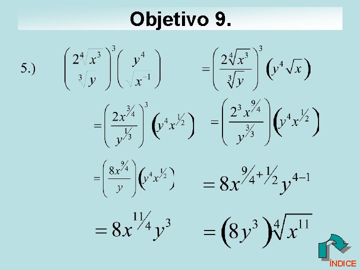 Objetivo 9. ÍNDICE 