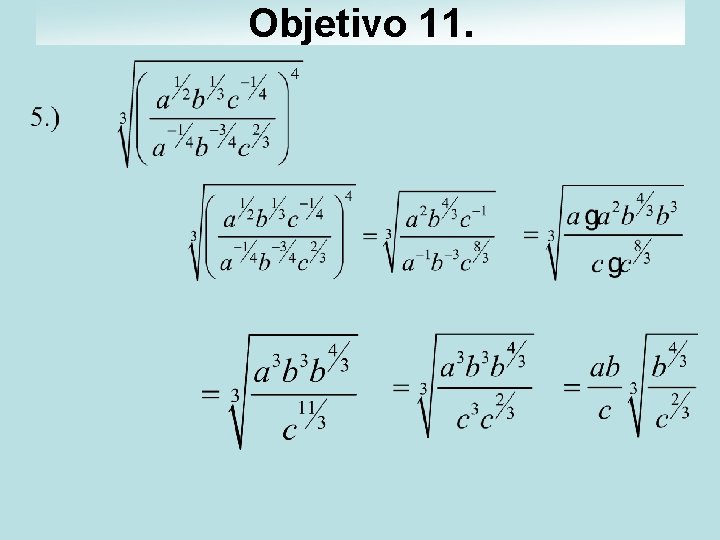 Objetivo 11. 