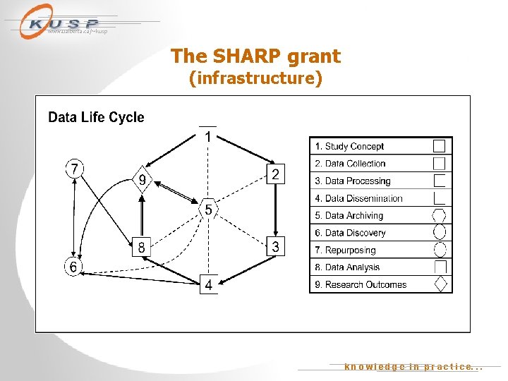 www. ualberta. ca/~kusp The SHARP grant (infrastructure) k n o w l e d