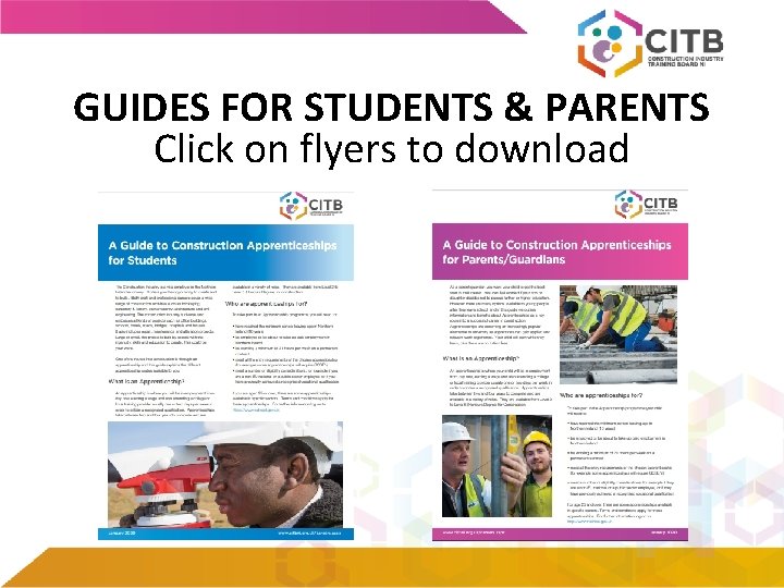 GUIDES FOR STUDENTS & PARENTS Click on flyers to download 