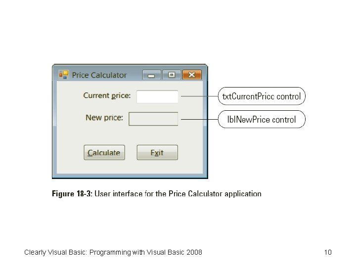 Clearly Visual Basic: Programming with Visual Basic 2008 10 