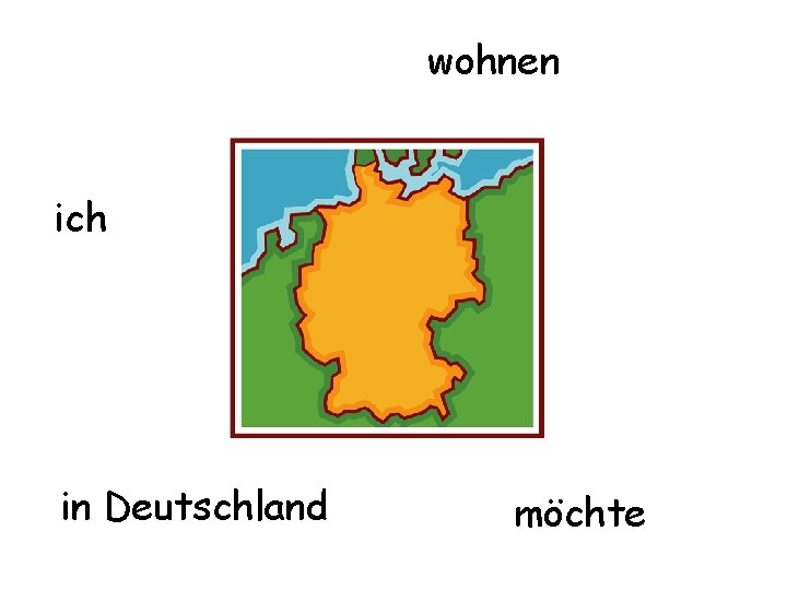 wohnen ich in Deutschland möchte 