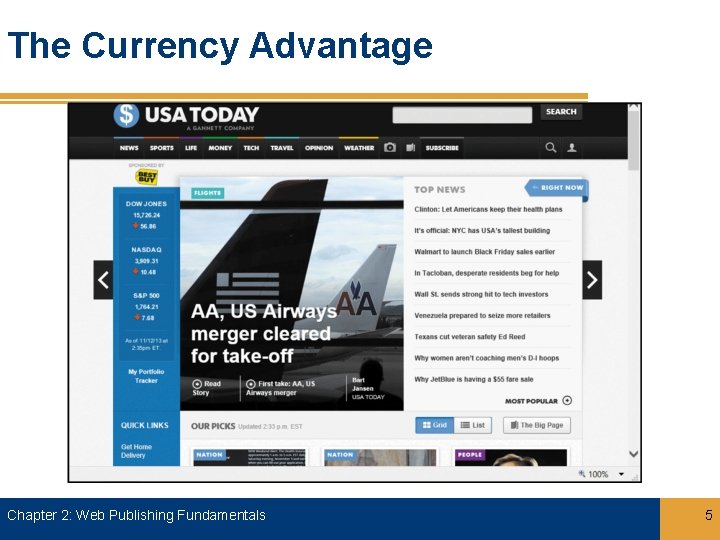The Currency Advantage Chapter 2: Web Publishing Fundamentals 5 