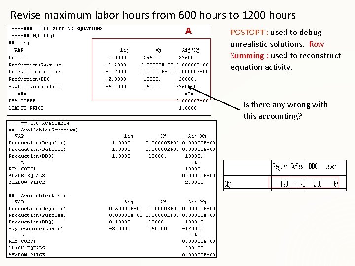 Revise maximum labor hours from 600 hours to 1200 hours A POSTOPT : used