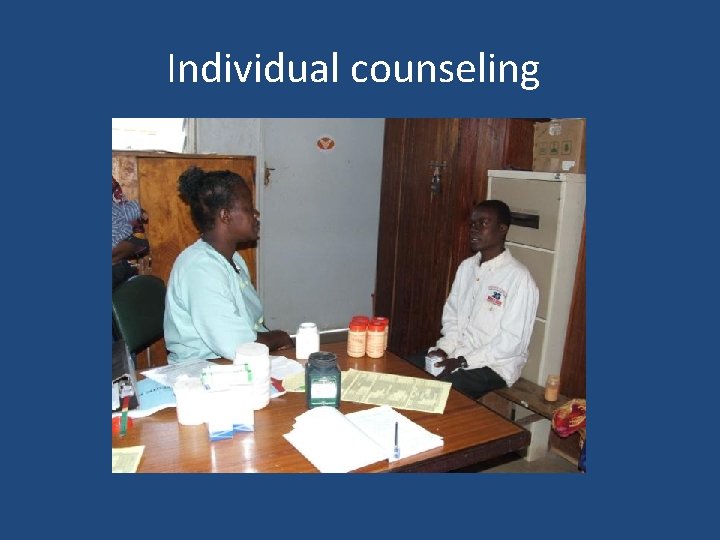 Individual counseling 