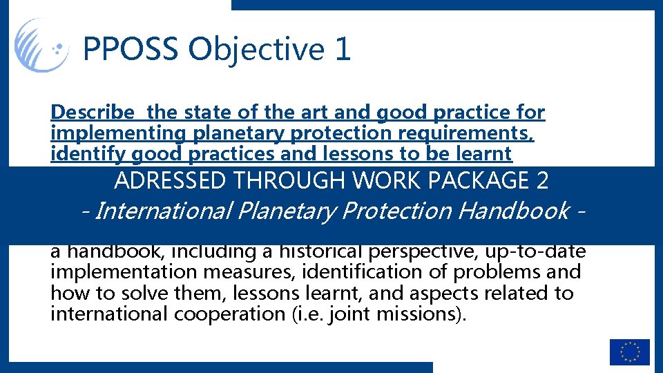 PPOSS Objective 1 Describe the state of the art and good practice for implementing