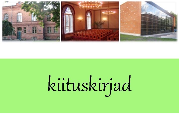 kiituskirjad 