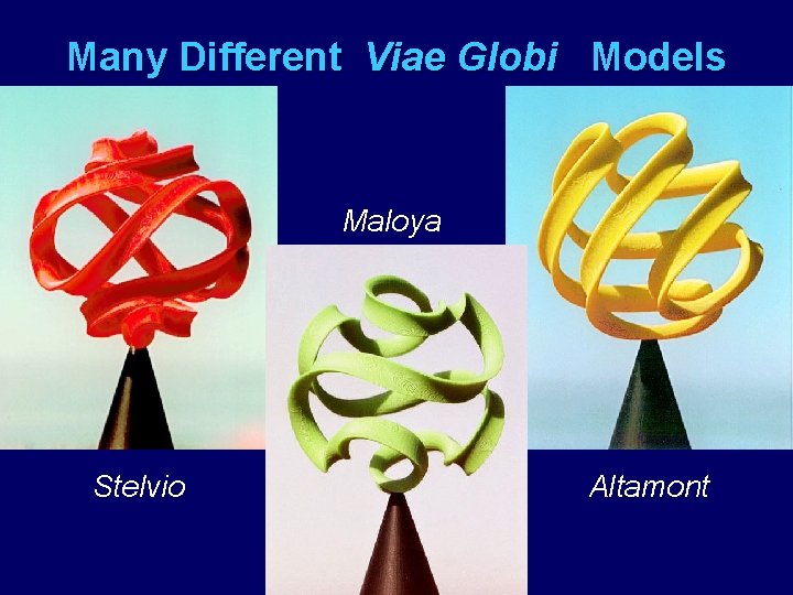Many Different Viae Globi Models Maloya Stelvio Altamont 