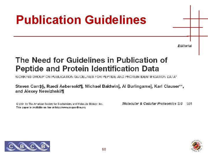 Publication Guidelines 60 