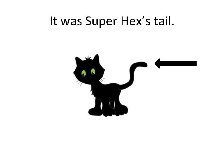 It was Super Hex’s tail. 