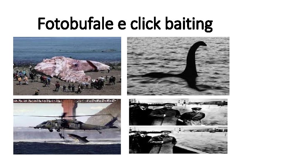 Fotobufale e click baiting 