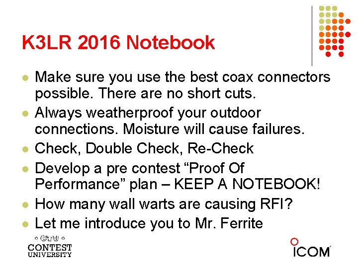 K 3 LR 2016 Notebook l l l Make sure you use the best