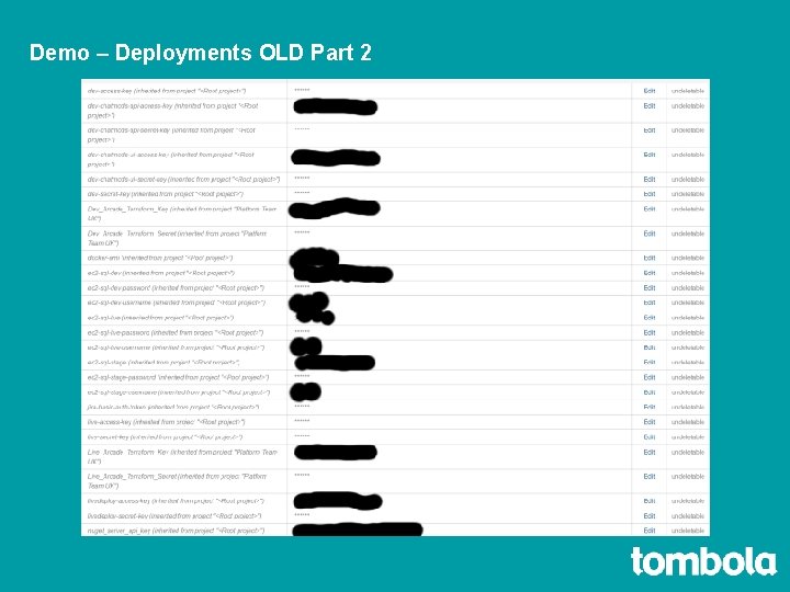 Demo – Deployments OLD Part 2 