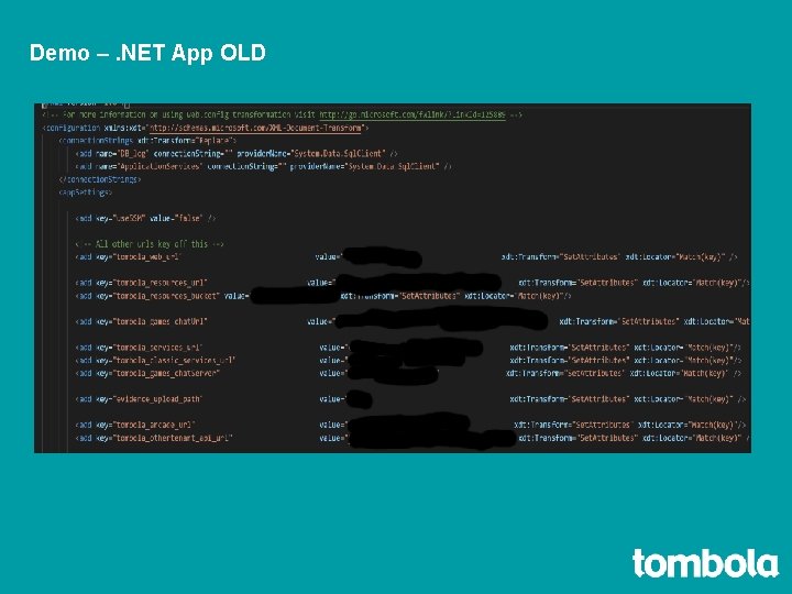 Demo –. NET App OLD 