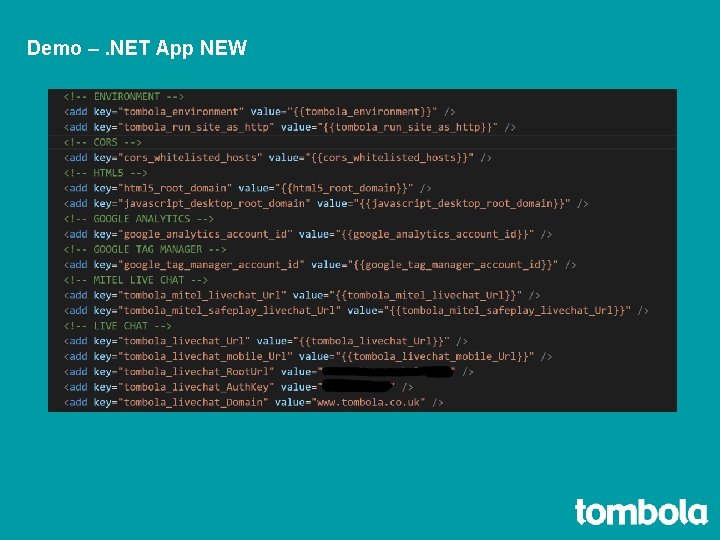 Demo –. NET App NEW 