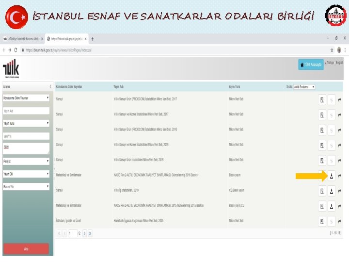 İSTANBUL ESNAF VE SANATKARLAR ODALARI BİRLİĞİ Uzm. Öğr. Muzaffer GARİP 18 